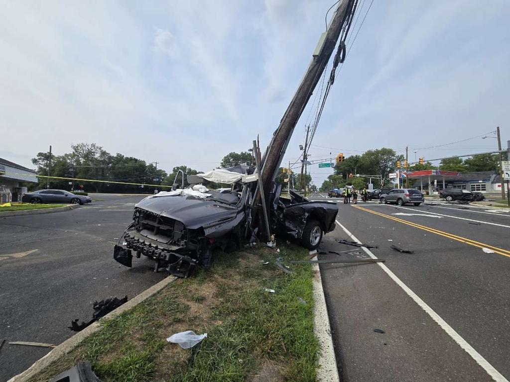 Firefighters extricated 1 person from an accident at JFK and Beverly Rancocas Rd.