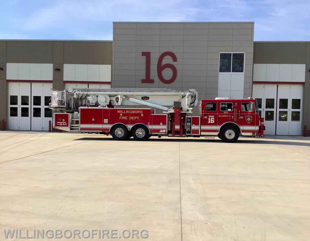 Tower Ladder 1615 - 1997 FWD Aerialscope - 95' Ladder. Thermal Imager