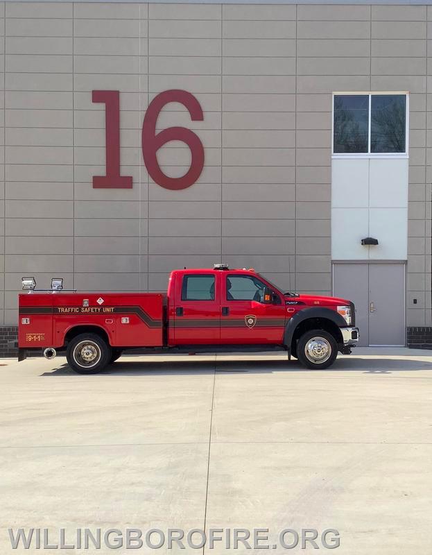 Fire Police 1618 - 2012 Ford Fire Police - EMS - 5,000 LB winch/plow