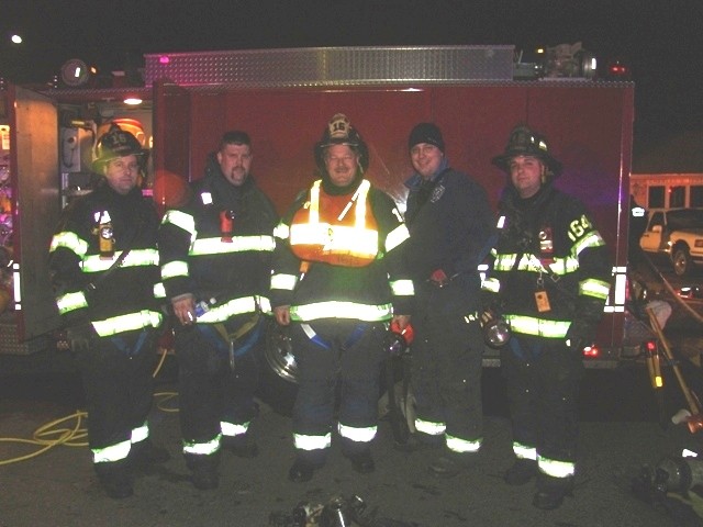 Willingboro Fire Department A Platoon after a house fire on Sedgewick Lane